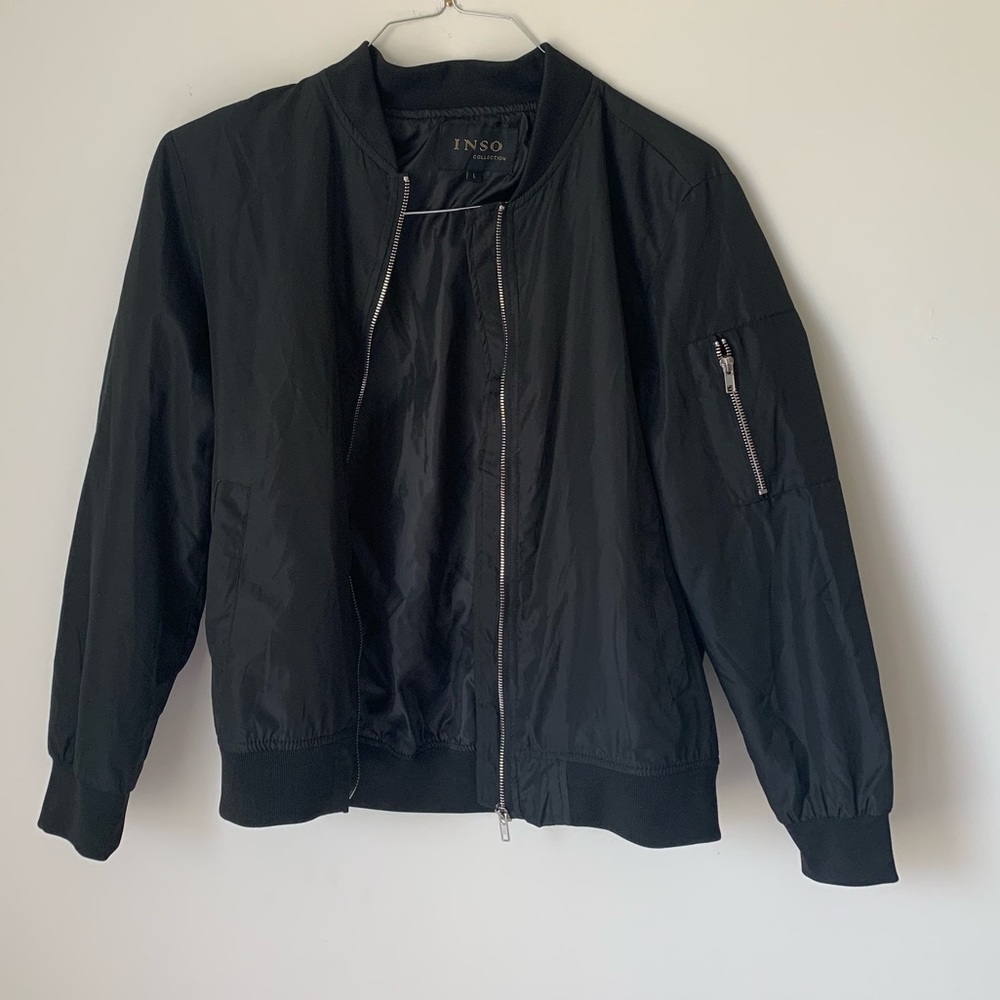 Black bomber jacket - Picture 2 of 3